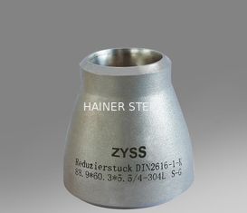 China Eccentric Pipe Reducer Stainless Steel Pipe Fitting 304 / 316 Butt Weld supplier